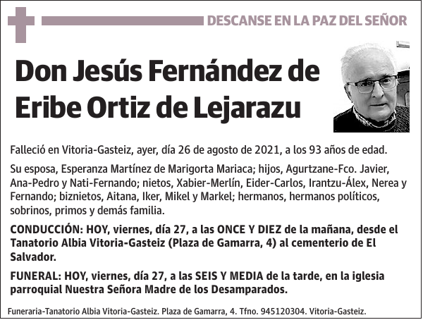 Jesús Fernández de Eribe Ortiz de Lejarazu