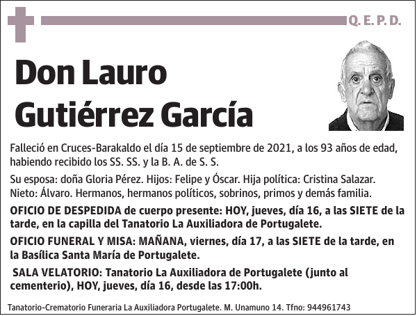 Lauro Gutiérrez García