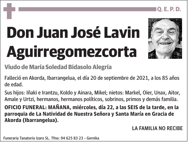 Juan José Lavin Aguirregomezcorta