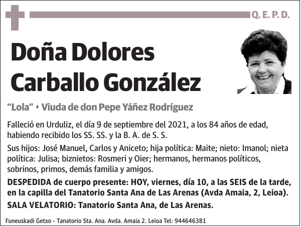 Dolores Carballo González