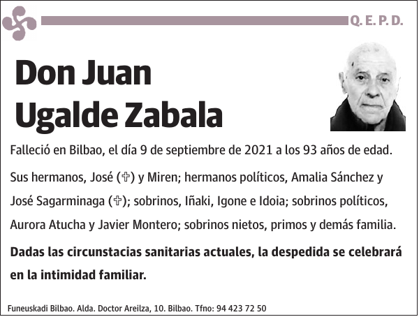 Juan Ugalde Zabala