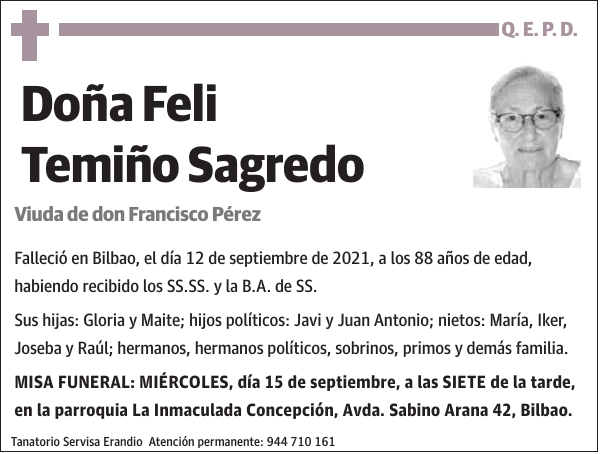 Feli Temiño Sagredo