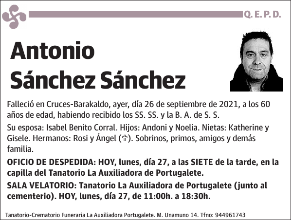 Antonio Sánchez Sánchez