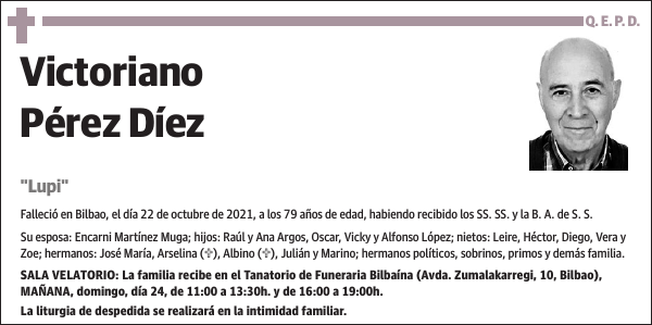 Victoriano Pérez Díez