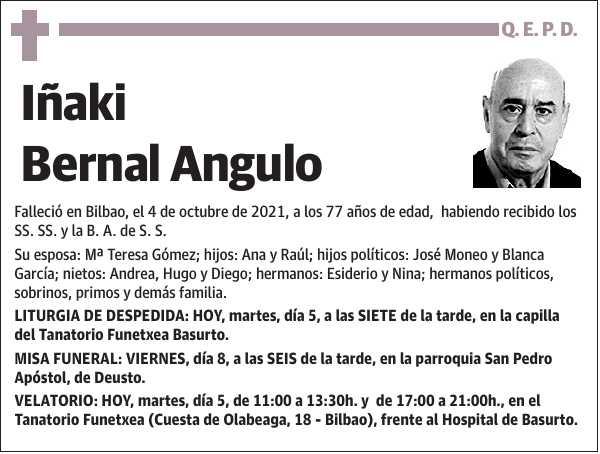 Iñaki Bernal Angulo