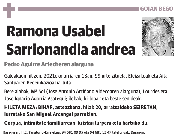 Ramona Usabel Sarrionandia