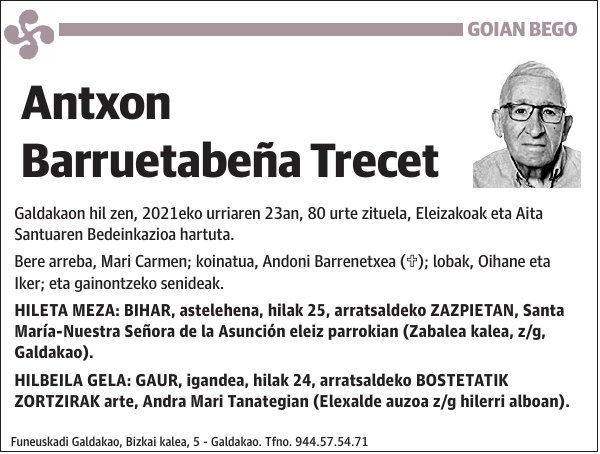 Antxon Barruetabeña Trecet