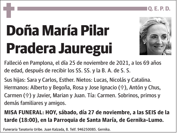 María Pilar Pradera Jauregui
