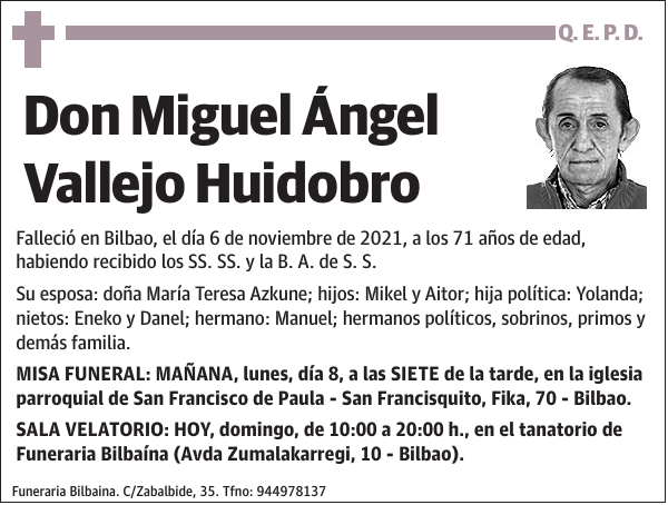 Miguel Ángel Vallejo Huidobro