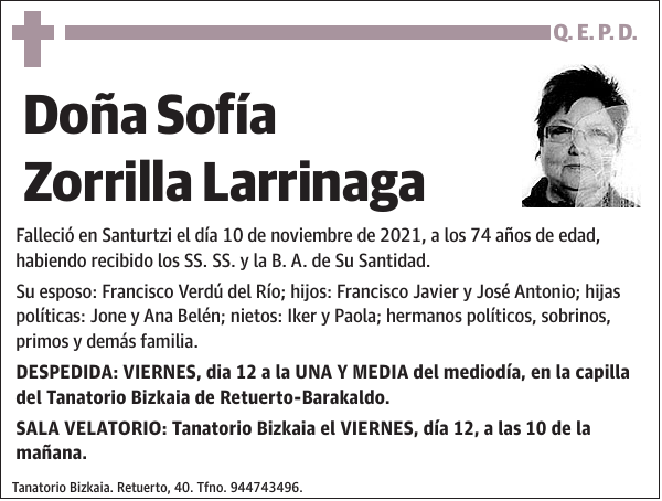 Sofía Zorrilla Larrinaga