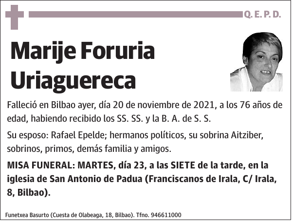 Marije Foruria Uriaguereca