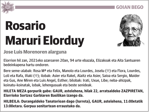 Rosario Maruri Elorduy