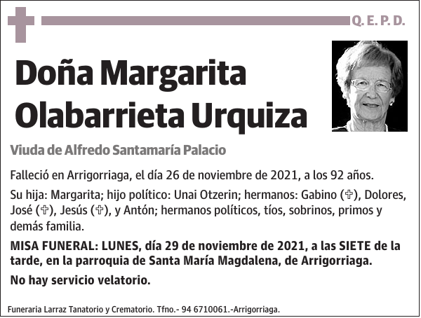 Margarita Olabarrieta Urquiza
