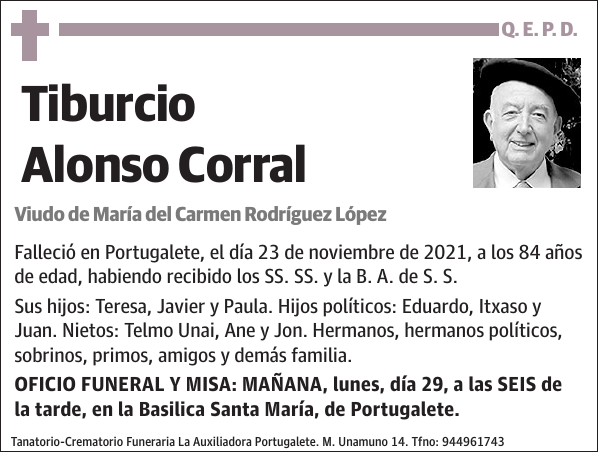Tiburcio Alonso Corral