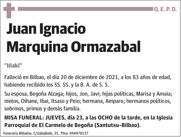 Juan Ignacio Marquina Ormazabal