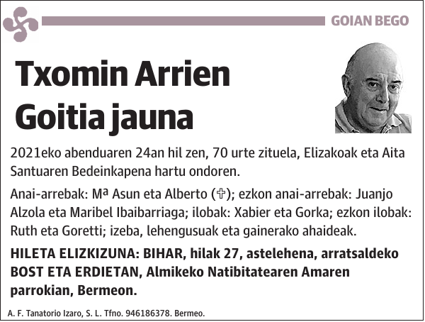 Txomin Arrien Goitia