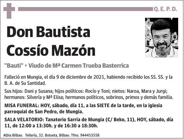 Bautista Cossío Mazón