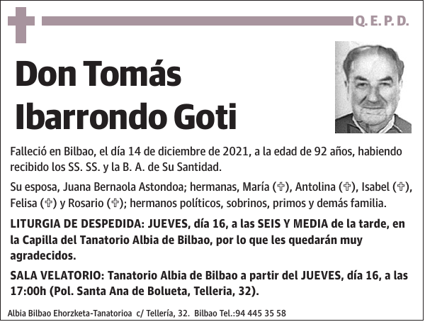 Tomás Ibarrondo Goti