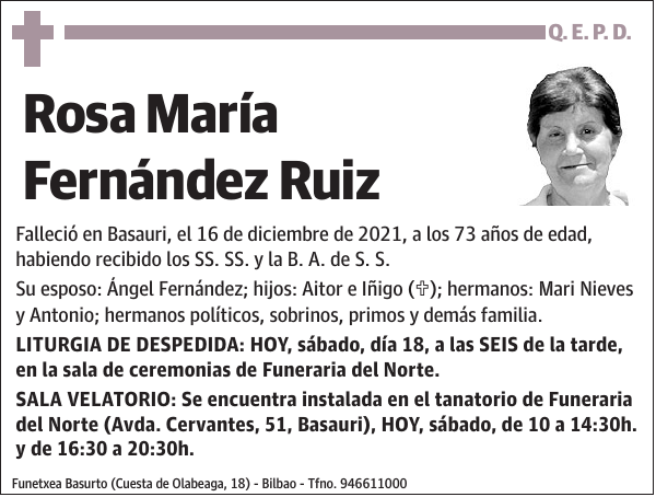 Rosa María Fernández Ruiz