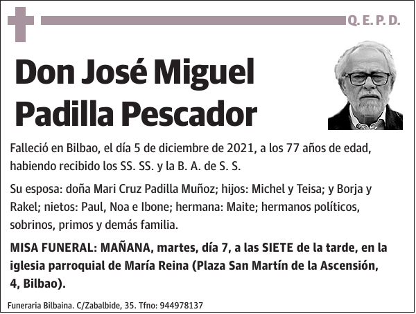 José Miguel Padilla Pescador