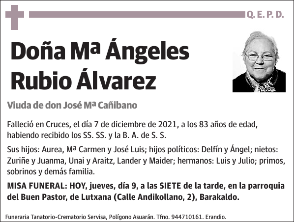 Mª Ángeles Rubio Álvarez