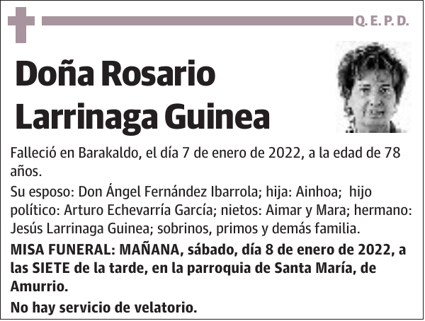 Rosario Larrinaga Guinea