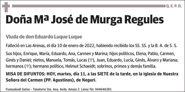 Mª José de Murga Regules
