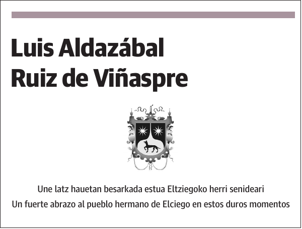 Luis Aldazábal Ruiz de Viñaspre