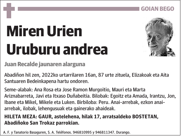 Miren Urien Uruburu