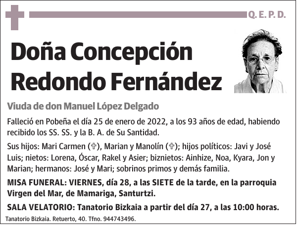 Concepción Redondo Fernández