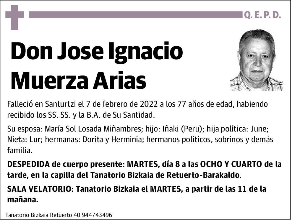 Jose Ignacio Muerza Arias
