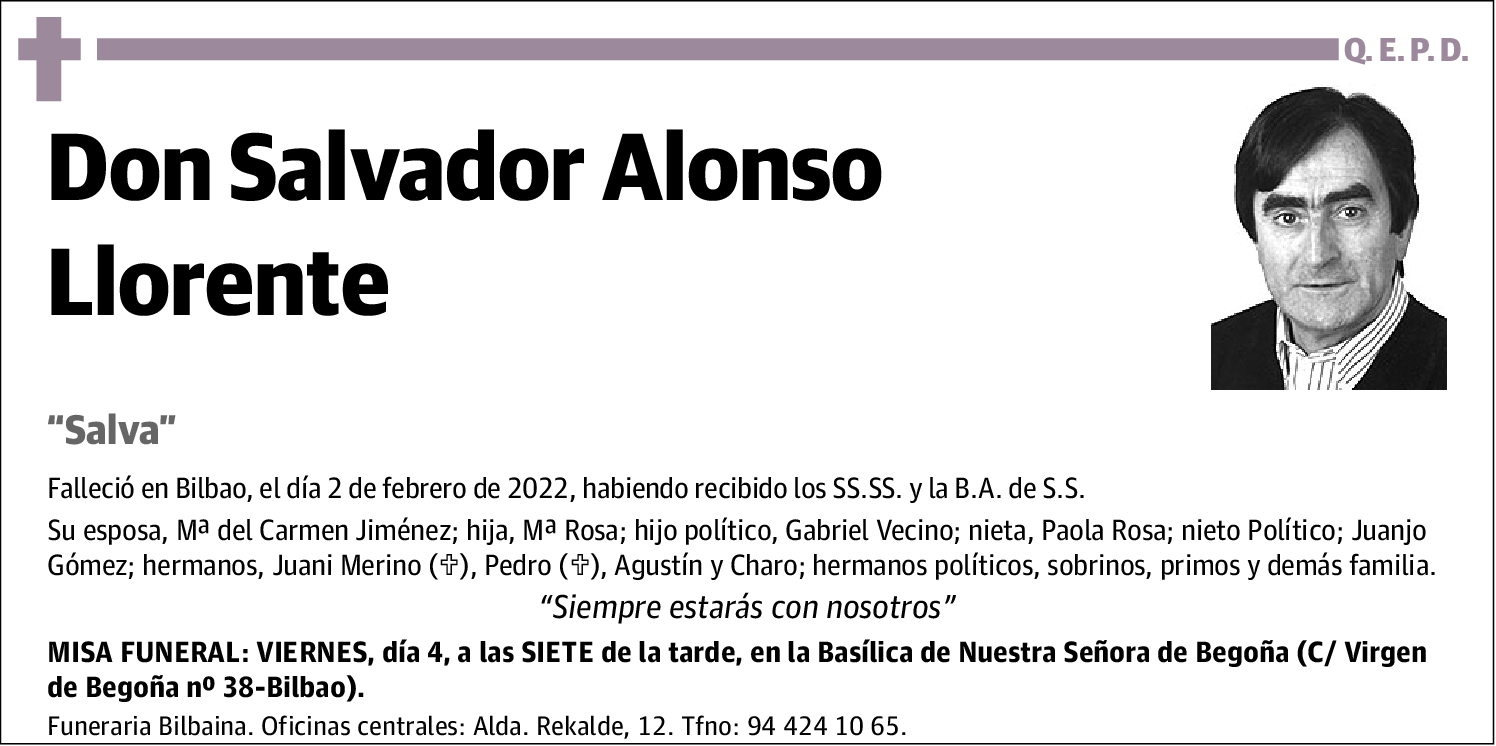 Salvador Alonso Llorente