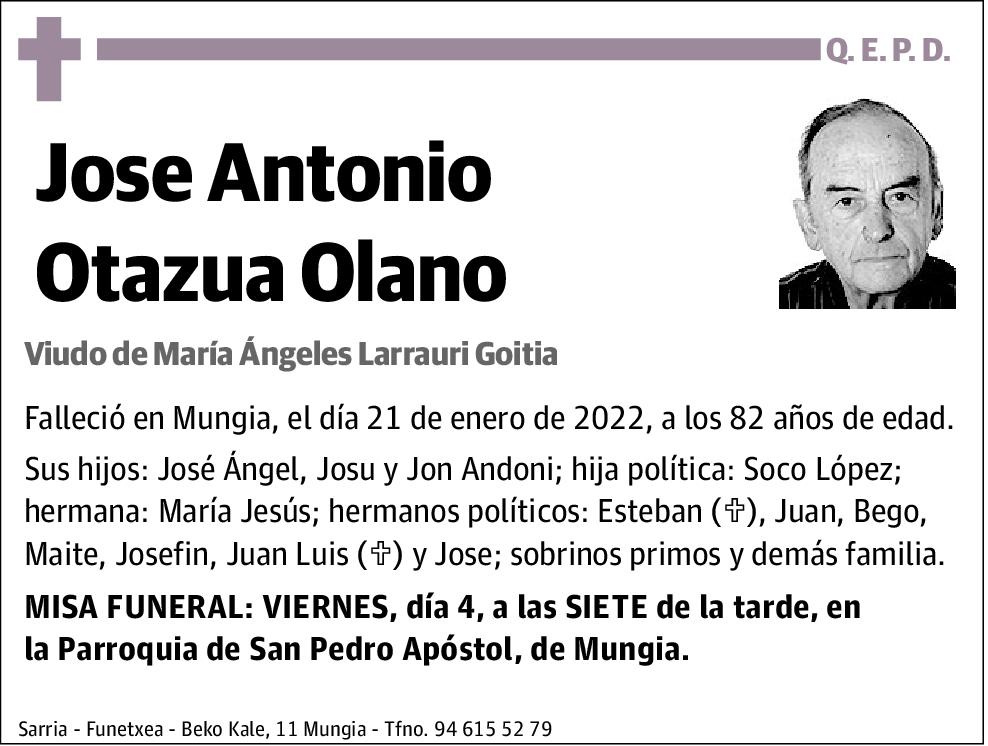 Jose Antonio Otazua Olano