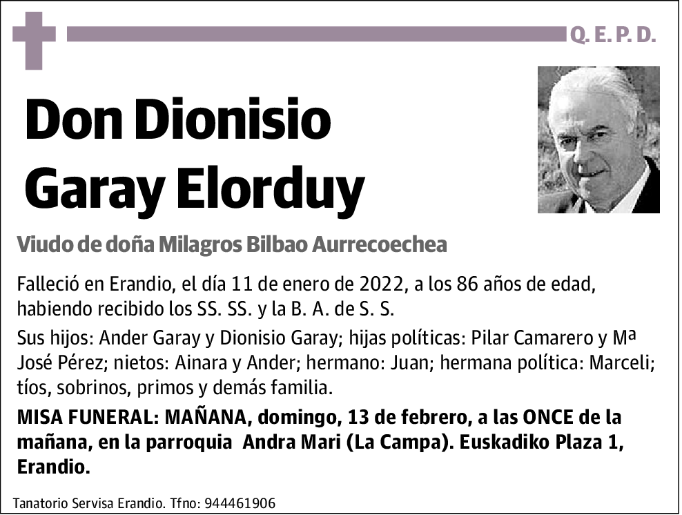 Dionisio Garay Elorduy