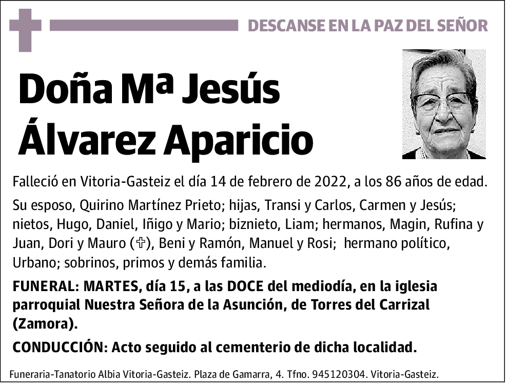 María Jesús Álvarez Aparicio