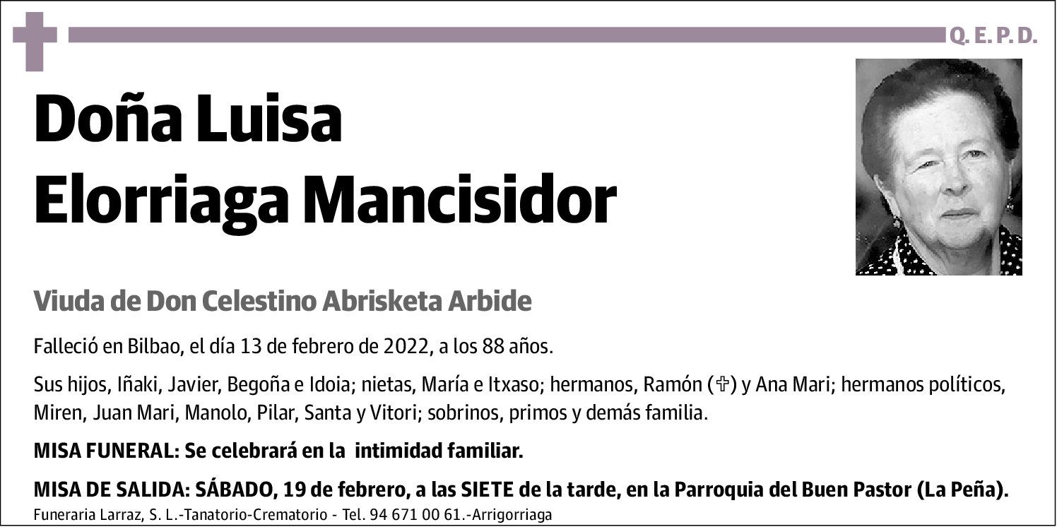 Luisa Elorriaga Mancisidor