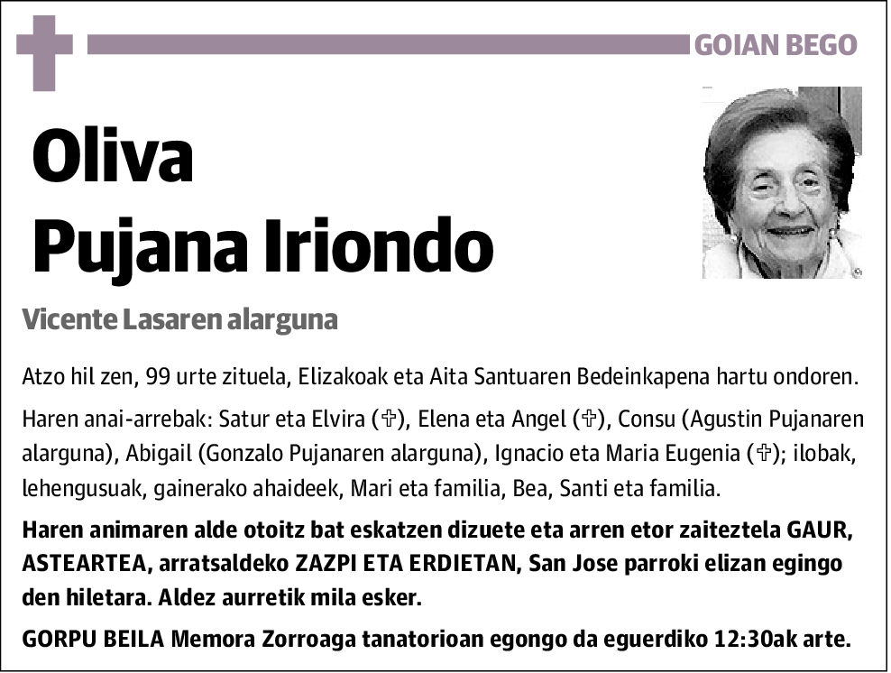 Olivia Pujana Iriondo