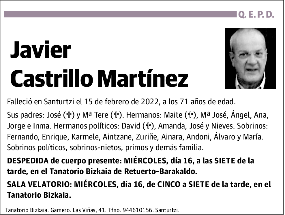 Javier Castrillo Martínez