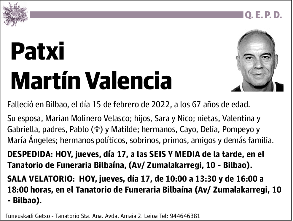 Patxi Martín Valencia