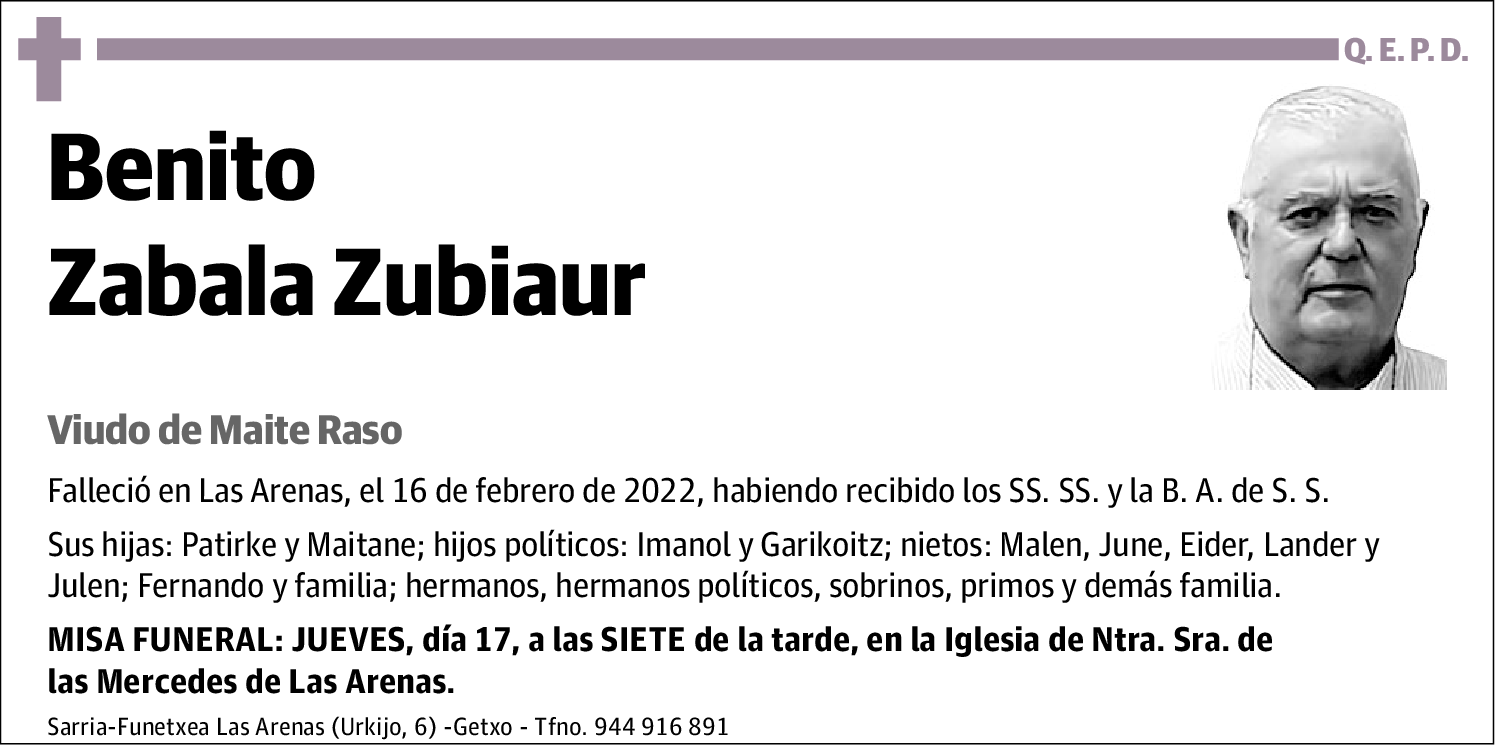 Benito Zabala Zubiaur