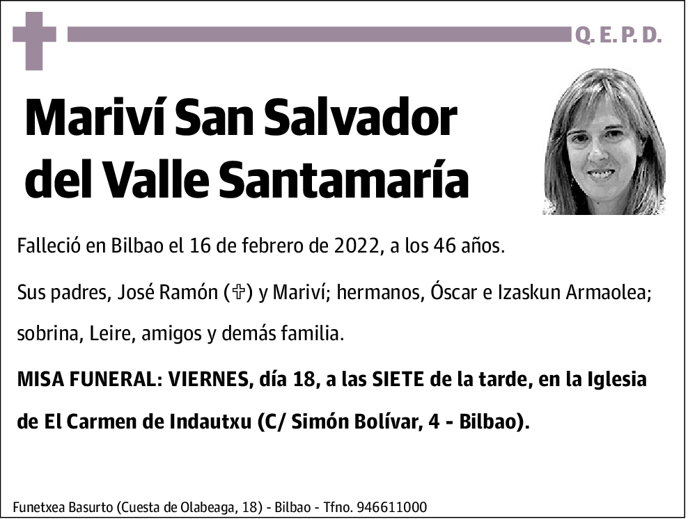 Mariví San Salvador del Valle Santamaría