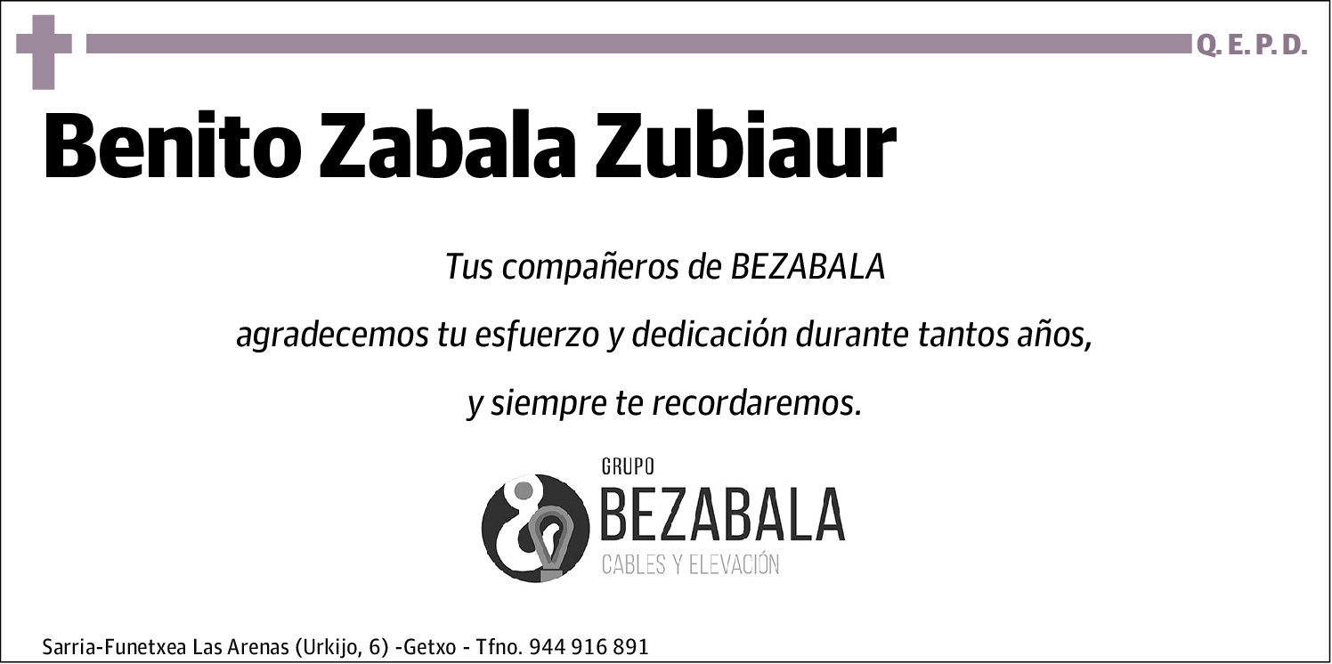Benito Zabala Zubiaur