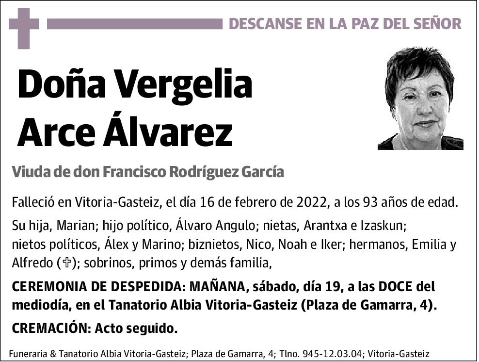 Vergelia Arce Álvarez
