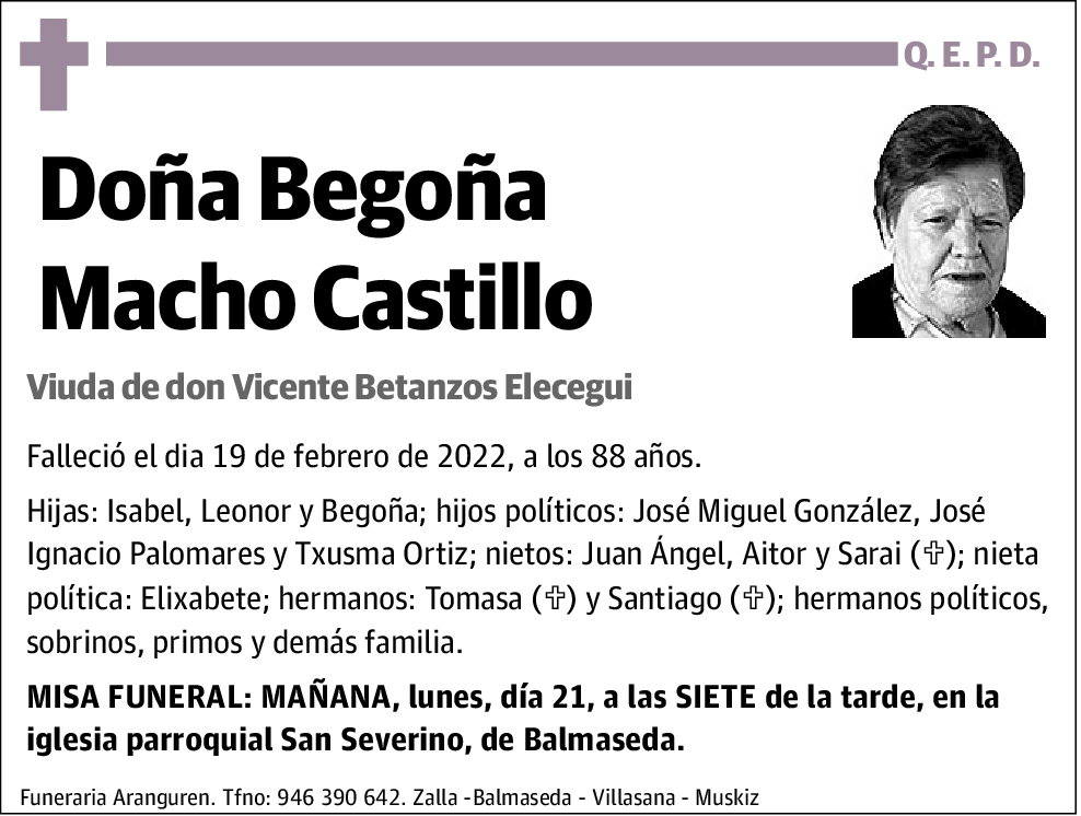 Begoña Macho Castillo