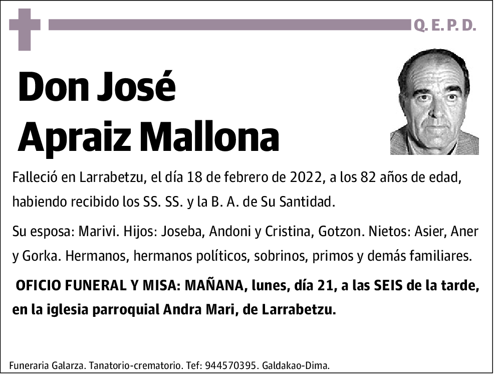 José Apraiz Mallona