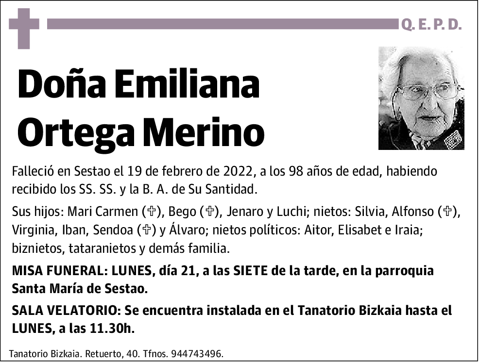 Emiliana Ortega Merino