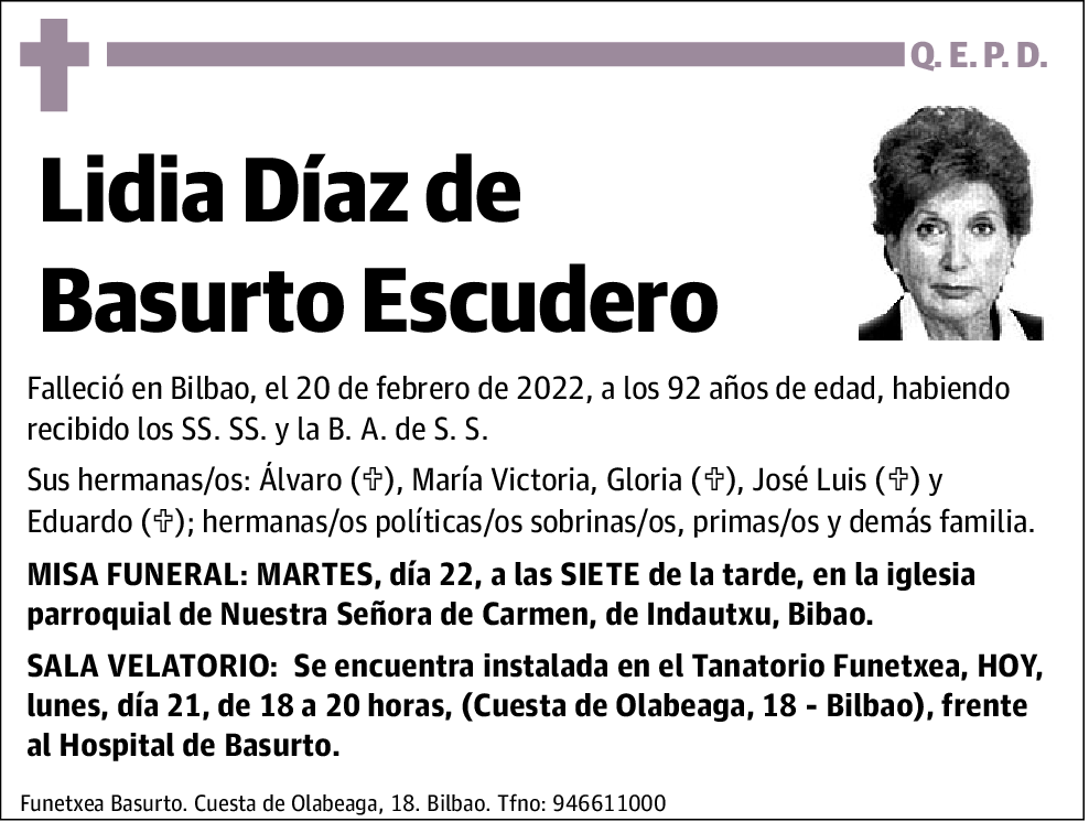 Lidia Díaz De Basurto Escudero