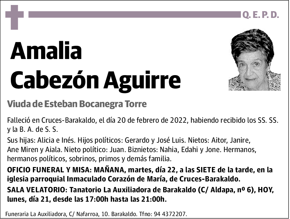 Amalia Cabezón Aguirre