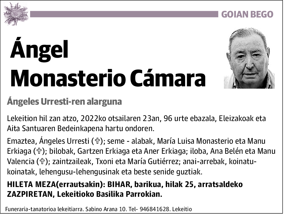Ángel Monasterio Camara