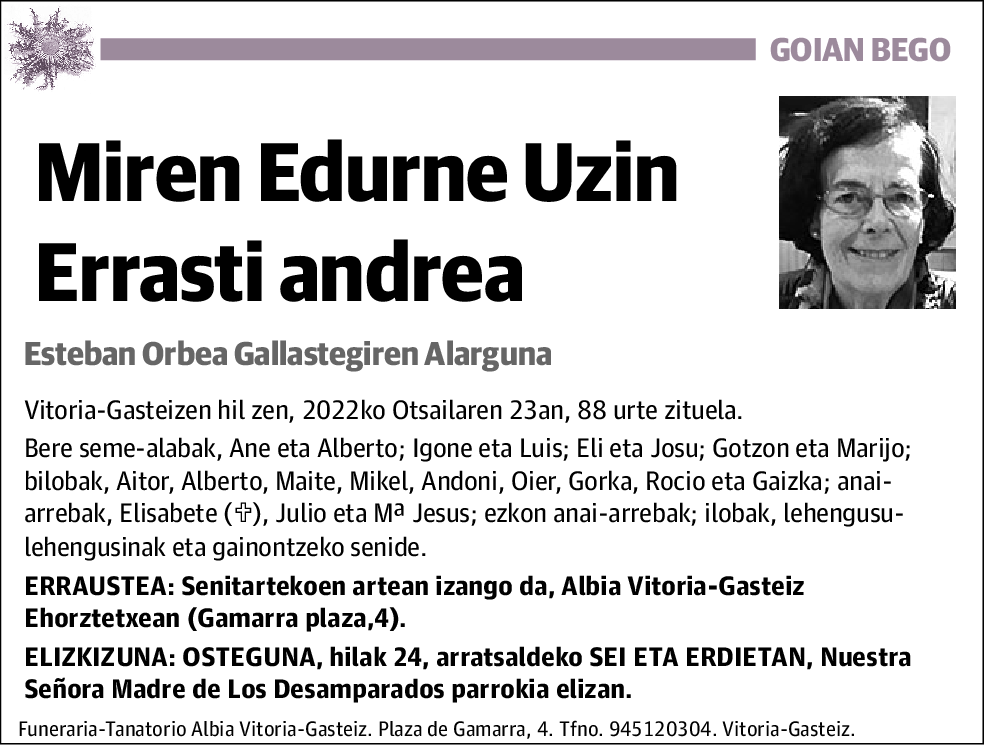 Miren Edurne Ucin Errasti